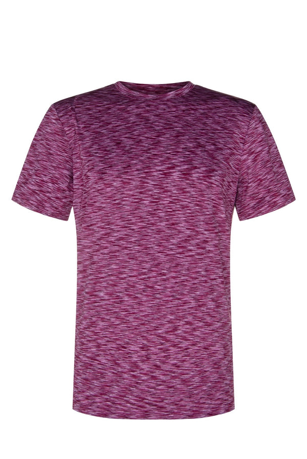 Maroon & Pink Space Dye T Shirt